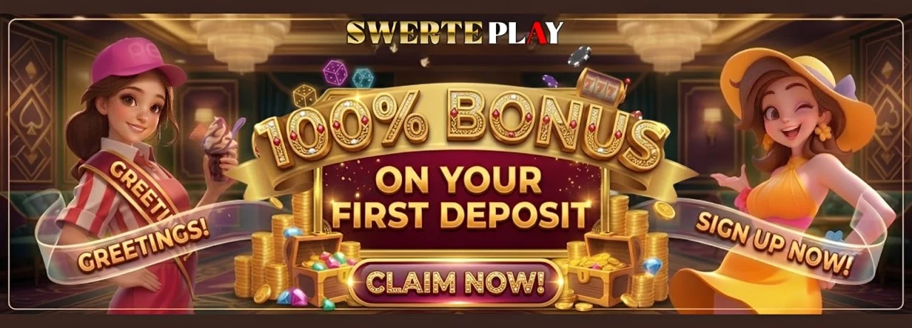 100% First deposit bonus